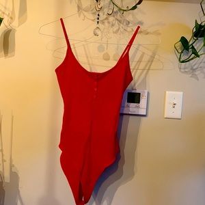 Forever21, size: small, red bodysuit — never been worn!